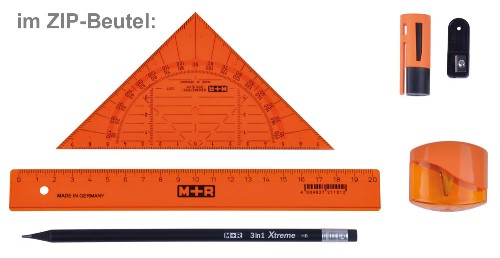 Lineal Set Starter Kit SCHULE orange