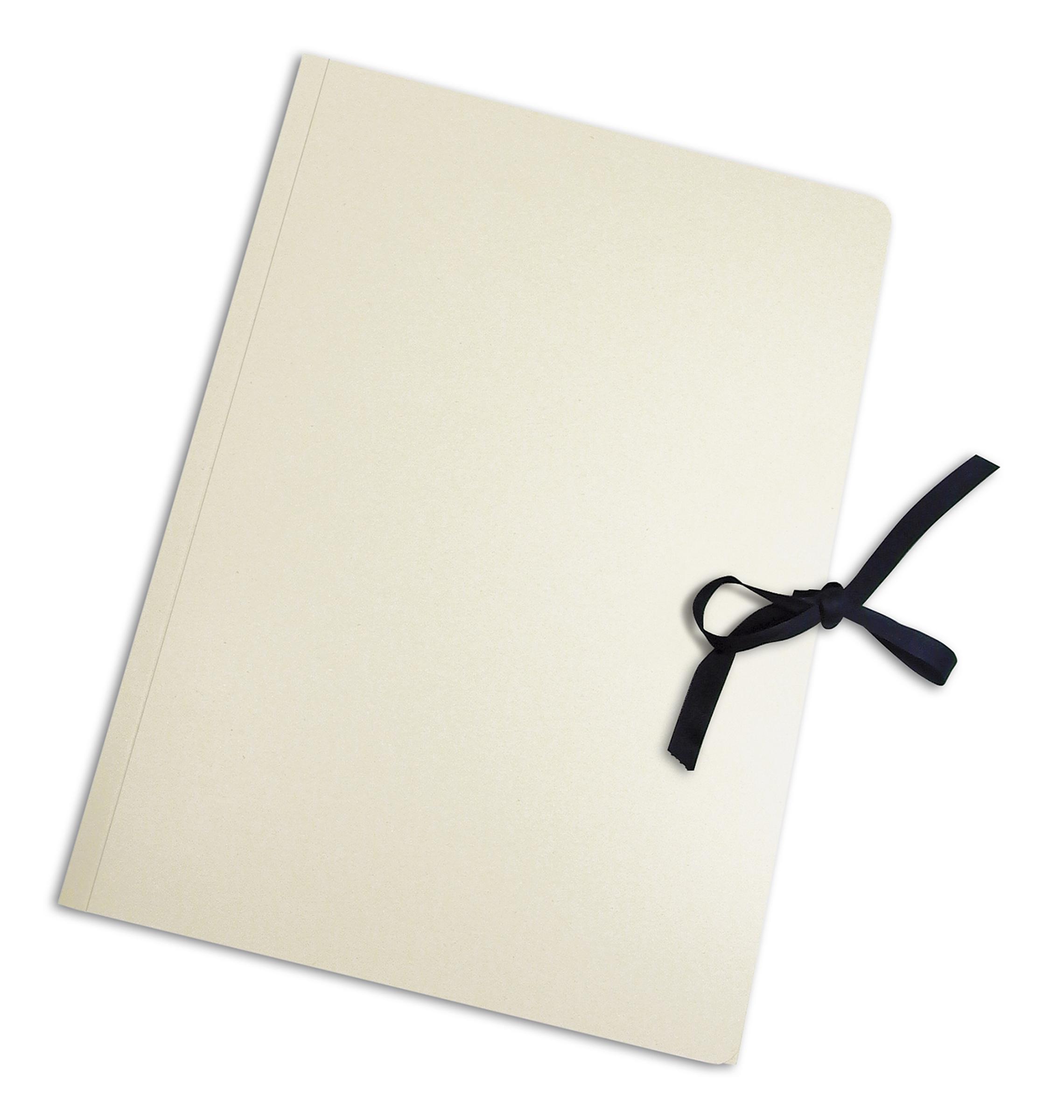 Sammelmappe A3 - aus Karton weiss