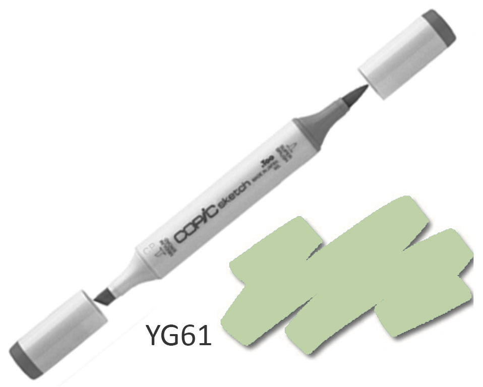 COPIC Sketch  YG61 - Pale Moss