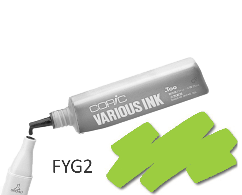 COPIC Various Ink  FYG2 -  Flourescent Dull Yellow Green