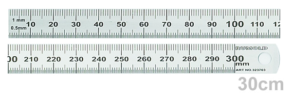 Stahllineal 30 cm