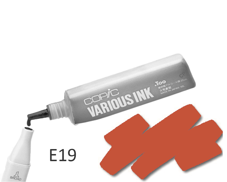 COPIC Various Ink  E19 -  Redwood