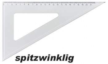 spitzwinkliges Dreieck 32cm -  30°/60°