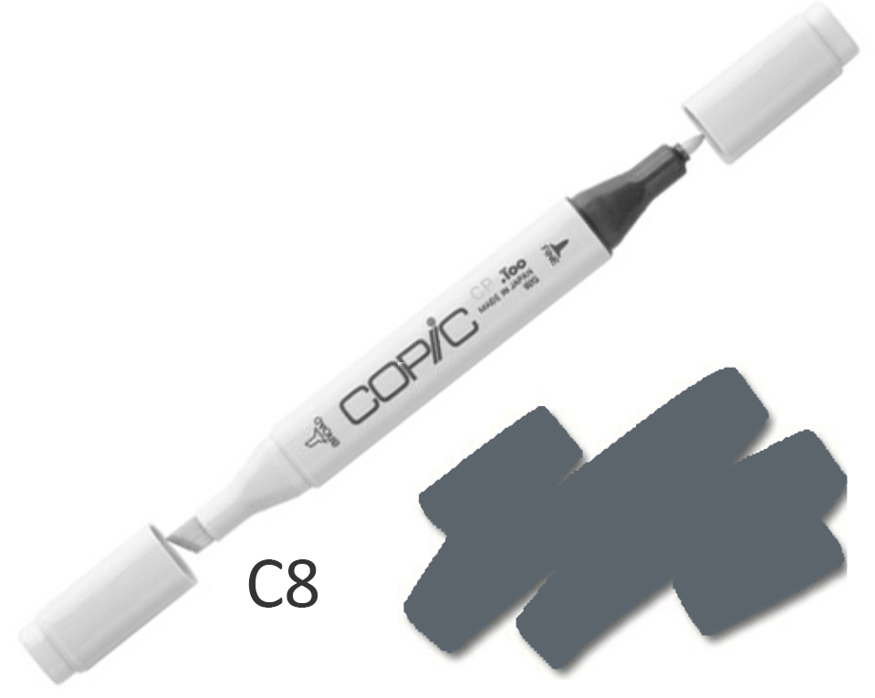 COPIC Marker  C8 - Cool Gray