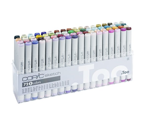 COPIC sketch 72er Set E