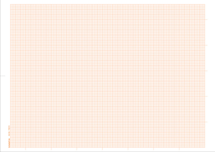 Millimeterpapier A3 - TRANSPARENT Papier 90g/m² - 25 Blatt