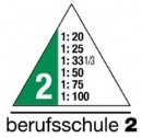 DreikantMaßstab Reduktionsmaßstab 30cm BERUFSCHULE 2