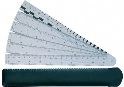 Fächermaßstab Bauwesen