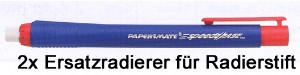 Ersatzradier für Radierstift (2x)