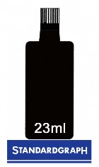 Tusche für Tuschestifte 23ml schwarz