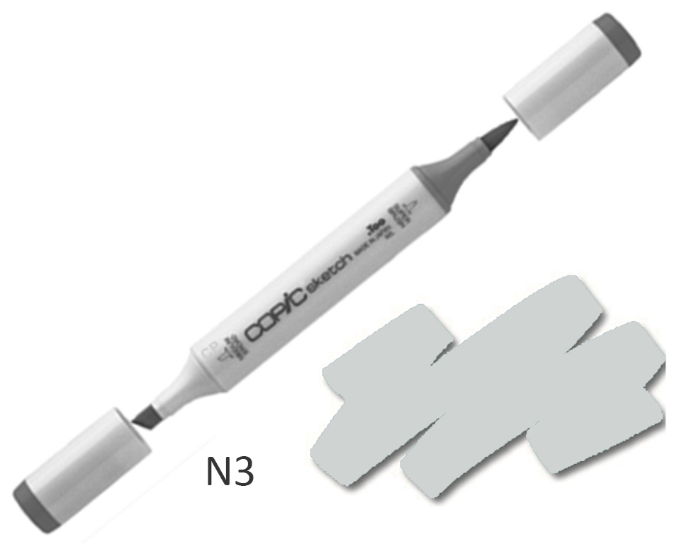 COPIC Sketch  N3 - Neutral Gray