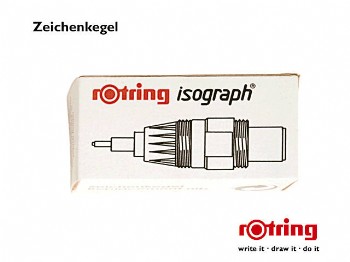 rotring isograph Zeichenkegel 0,25mm