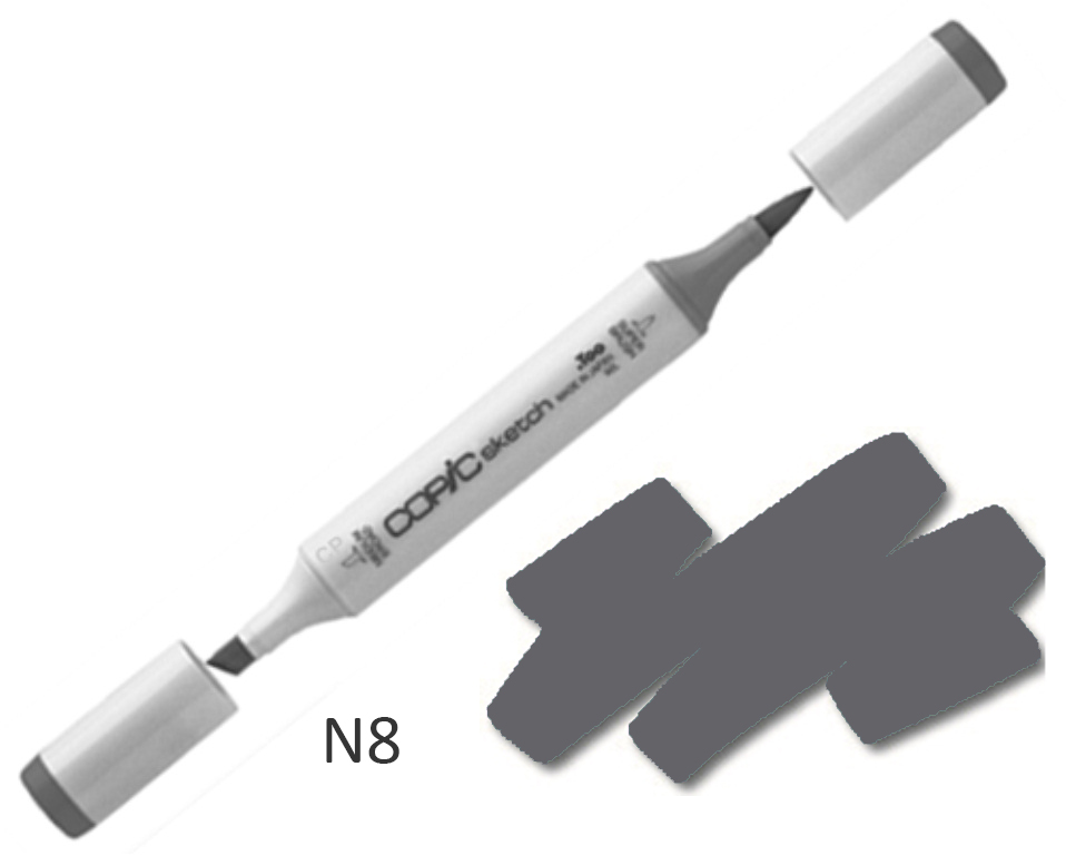 COPIC Sketch  N8 - Neutral Gray