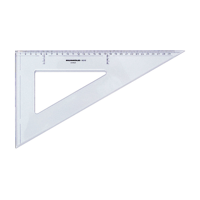 rumold Zeichendreieck 25cm - spitzwinklig