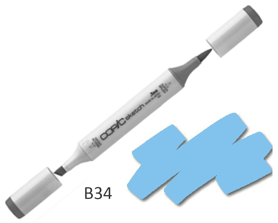 COPIC Sketch  B34 - Manganese Blue