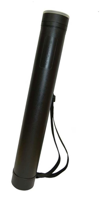 Zeichenrolle Köcher schwarz