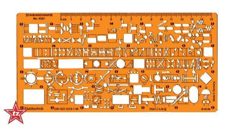 Hydraulik / Pneumatikschablone
