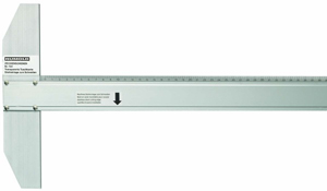 Präzisions Zeichenschiene ALU 125cm mit Teilung