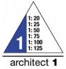 DreikantMaßstab 30cm ARCHITECT 1