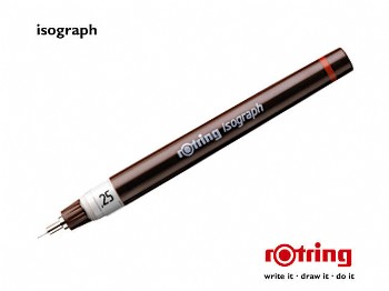 Tuschestift rotring isograph 0,13mm