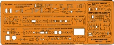 standardgraph Schablone Elektrotechnik I.
