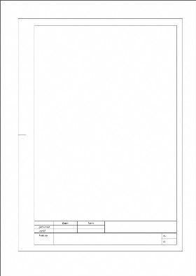 transparente Arbeitsblätter mit MicroNORM Schriftfeld A3